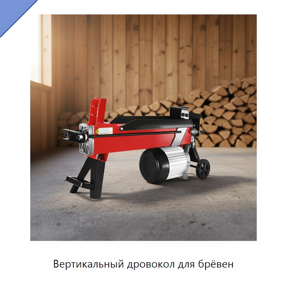 Вертикальный дровокол для брёвен — Специальные сельскохозяйственные машины