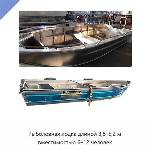 Рыболовная лодка длиной 3,8–5,2 м вместимостью 6–12 человек