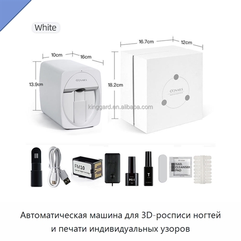 Автоматическая машина для 3D-росписи ногтей и печати индивидуальных узоров