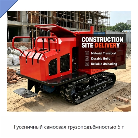 Гусеничный самосвал грузоподъёмностью 5 т