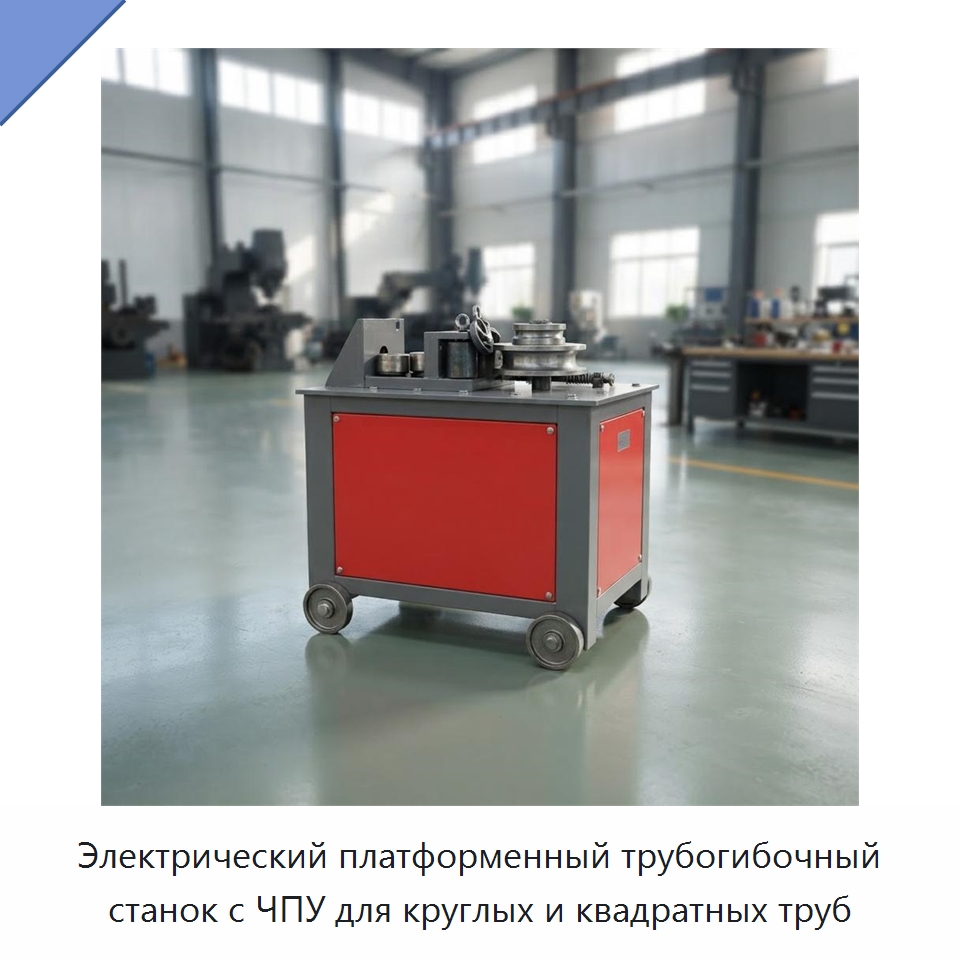 Электрический платформенный трубогибочный станок с ЧПУ для круглых и квадратных труб — Гибочные станки