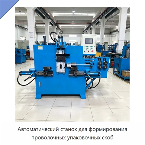 Автоматический станок для формирования проволочных упаковочных скоб