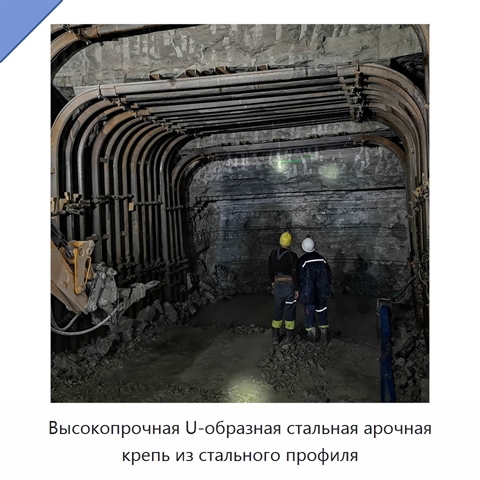 Высокопрочная U-образная стальная арочная крепь из стального профиля
