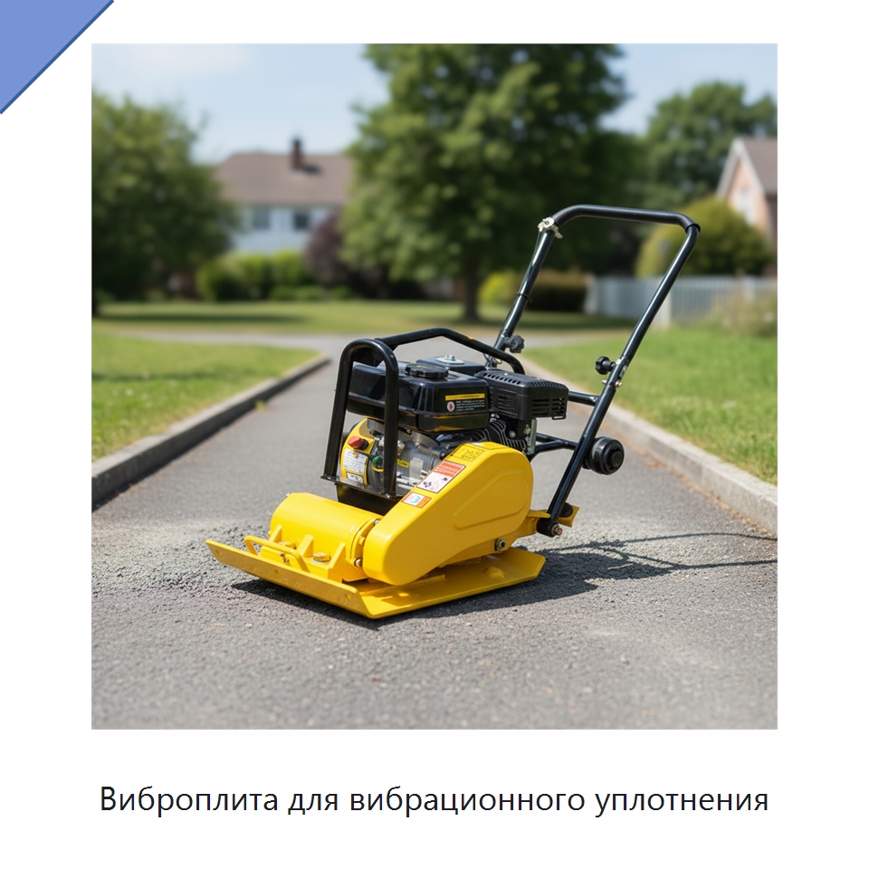 Виброплита для вибрационного уплотнения — Землеройная техника