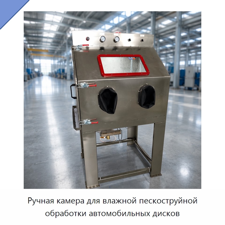 Ручная камера для влажной пескоструйной обработки автомобильных дисков — Пескоструйные аппараты