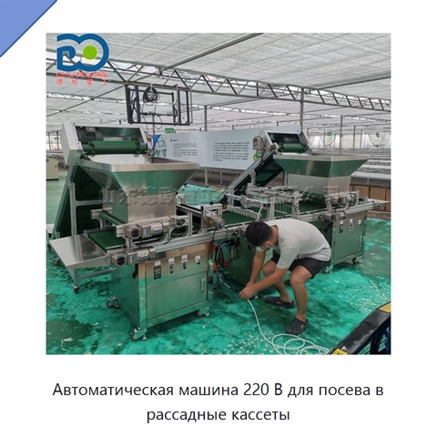 Автоматическая машина 220 В для посева в рассадные кассеты