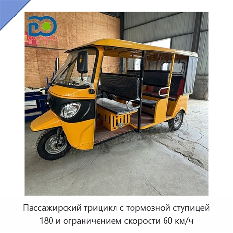Пассажирский трицикл с тормозной ступицей 180 и ограничением скорости 60 км/ч