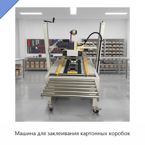 Машина для заклеивания картонных коробок