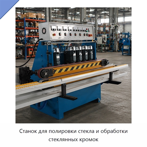 Станок для полировки стекла и обработки стеклянных кромок