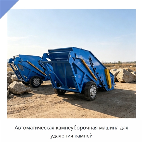 Автоматическая камнеуборочная машина для удаления камней