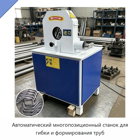 Автоматический многопозиционный станок для гибки и формирования труб