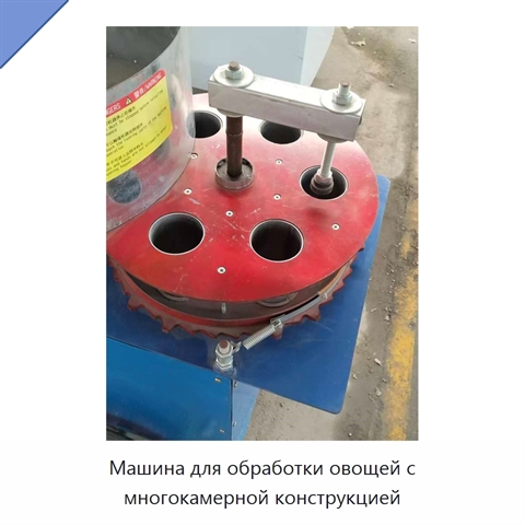 Машина для обработки овощей с многокамерной конструкцией