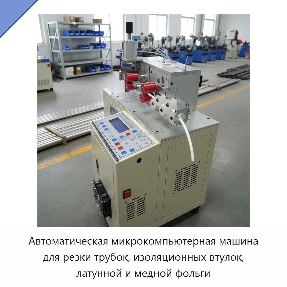 Автоматическая микрокомпьютерная машина для резки трубок, изоляционных втулок, латунной и медной фольги