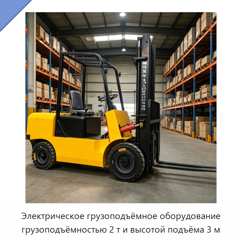 Электрическое грузоподъёмное оборудование грузоподъёмностью 2 т и высотой подъёма 3 м — Специальная строительная техника