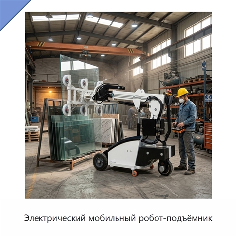 Электрический мобильный робот-подъёмник