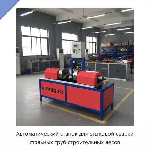 Автоматический станок для стыковой сварки стальных труб строительных лесов