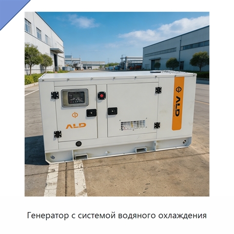 Генератор с системой водяного охлаждения