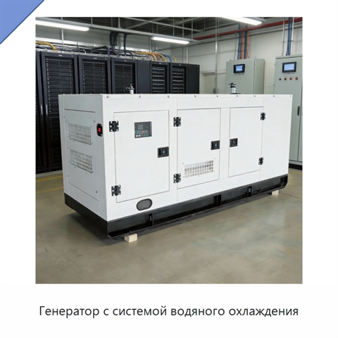 Генератор с системой водяного охлаждения