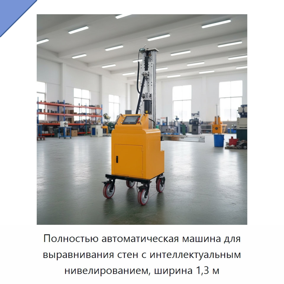 Полностью автоматическая машина для выравнивания стен с интеллектуальным нивелированием, ширина 1,3 м — Специальная строительная техника