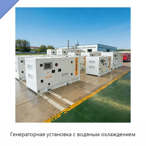 Генераторная установка с водяным охлаждением