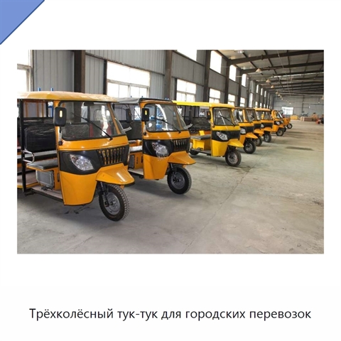 Трёхколёсный тук-тук для городских перевозок