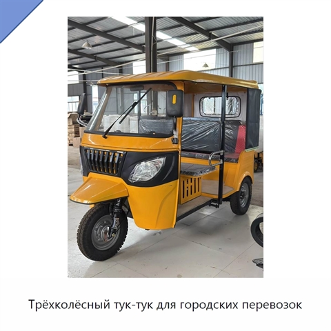 Трёхколёсный тук-тук для городских перевозок
