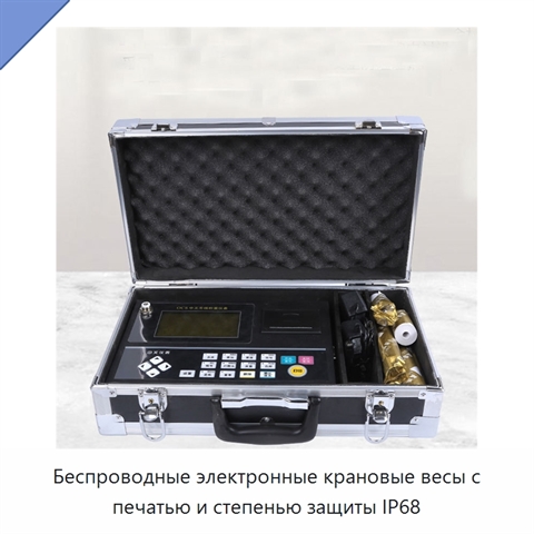 Беспроводные электронные крановые весы с печатью и степенью защиты IP68