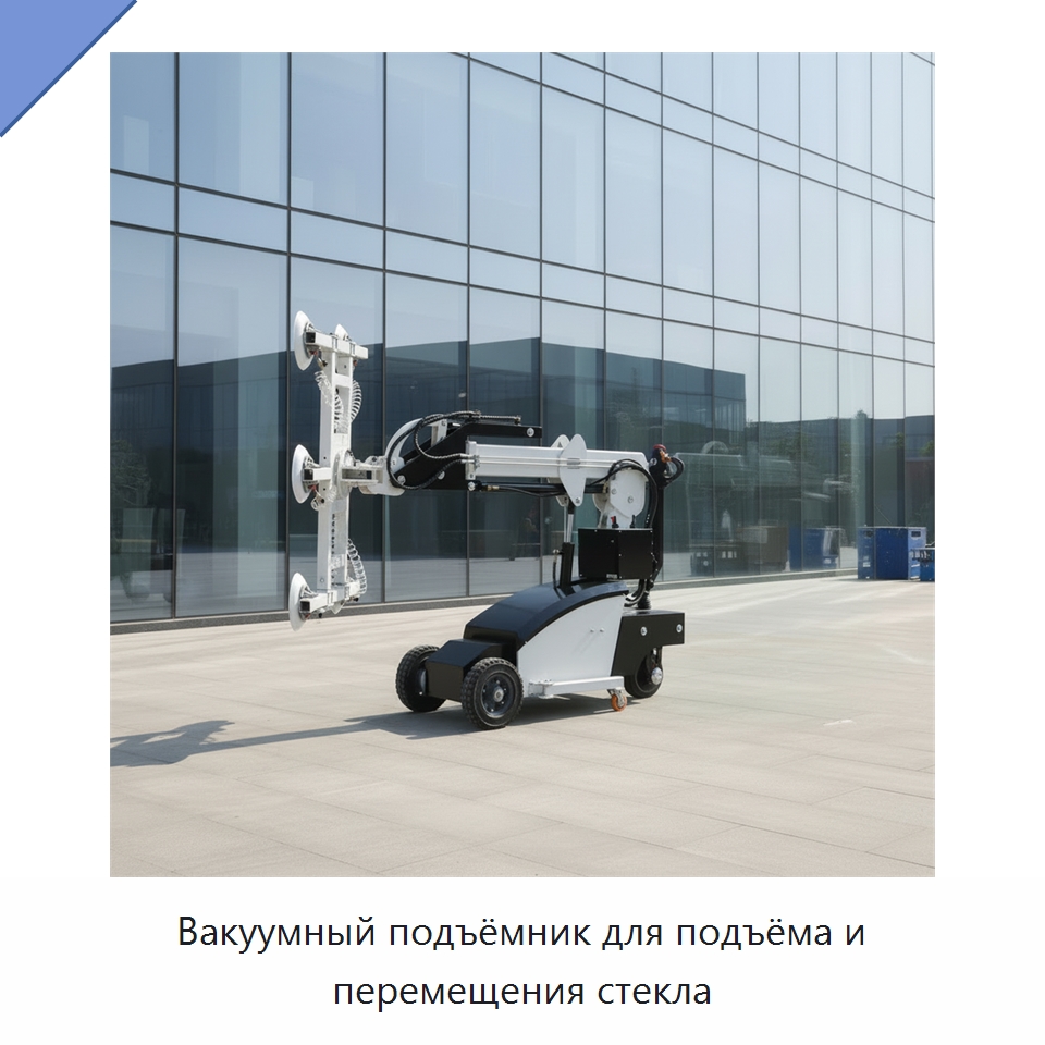 Вакуумный подъёмник для подъёма и перемещения стекла — Вакуумные грузозахваты