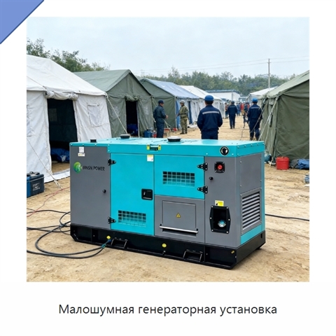 Малошумная генераторная установка