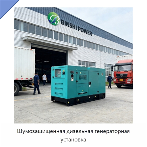 Шумозащищенная дизельная генераторная установка