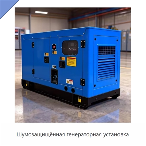 Шумозащищённая генераторная установка