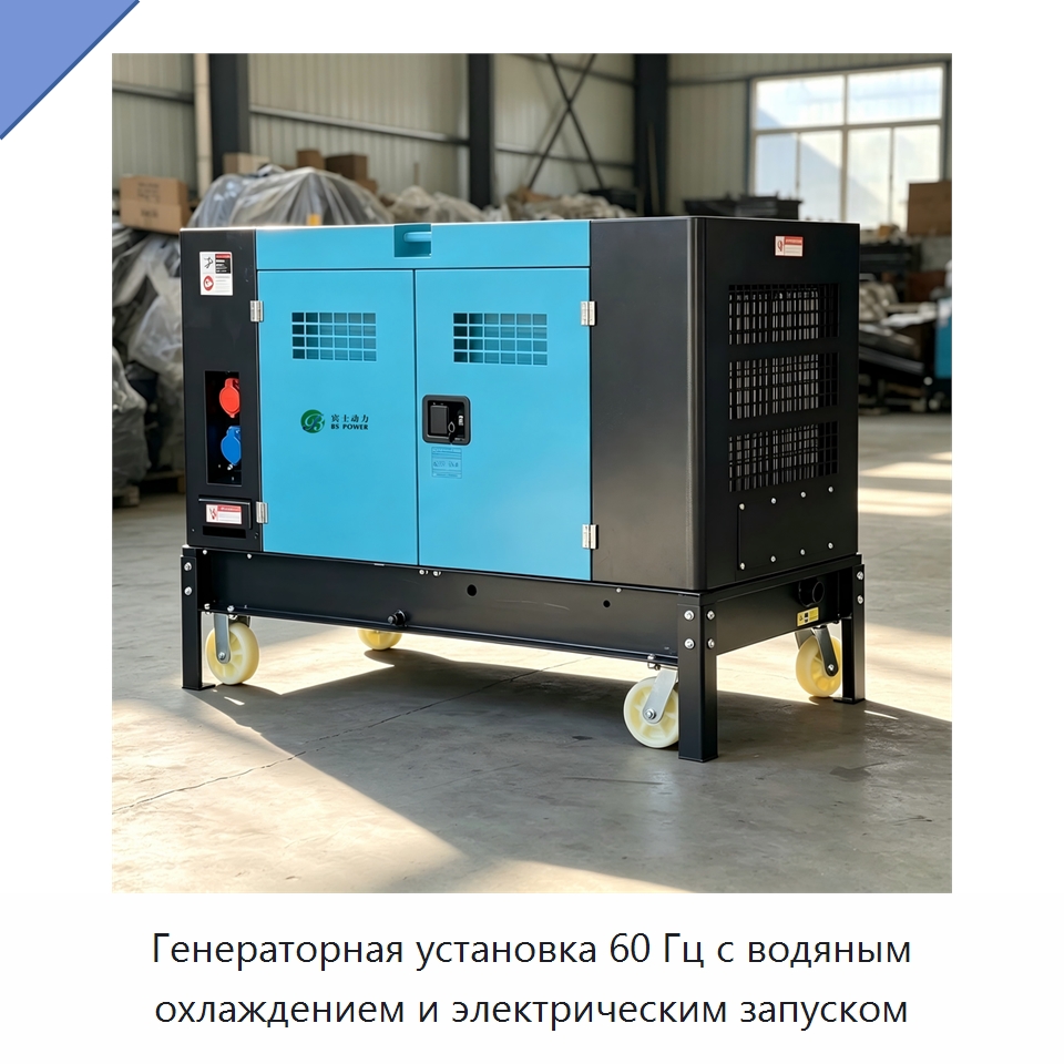 Генераторная установка 60 Гц с водяным охлаждением и электрическим запуском — Дизельные генераторы