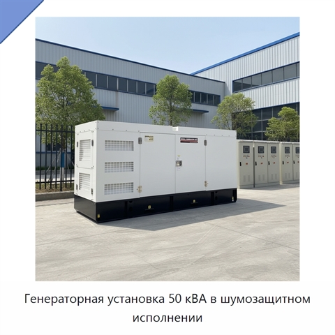 Генераторная установка 50 кВА в шумозащитном исполнении
