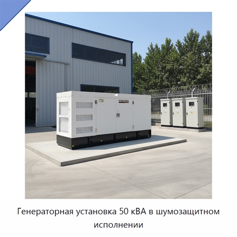 Генераторная установка 50 кВА в шумозащитном исполнении