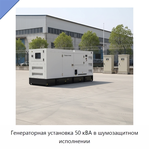 Генераторная установка 50 кВА в шумозащитном исполнении