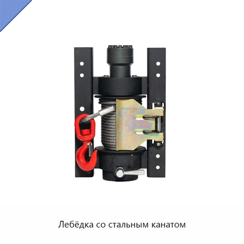 Лебёдка со стальным канатом