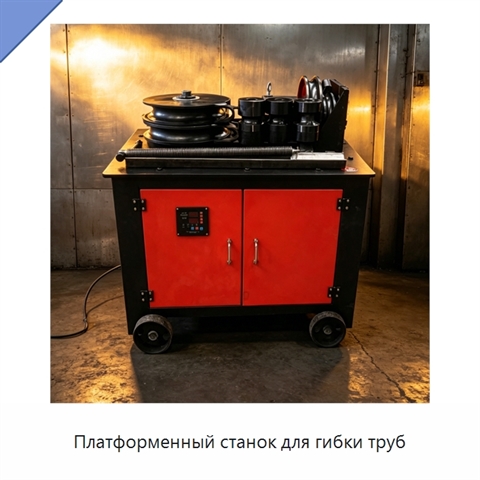 Платформенный станок для гибки труб