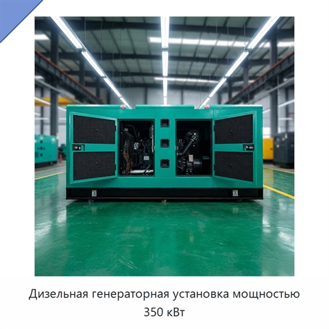 Дизельная генераторная установка мощностью 350 кВт