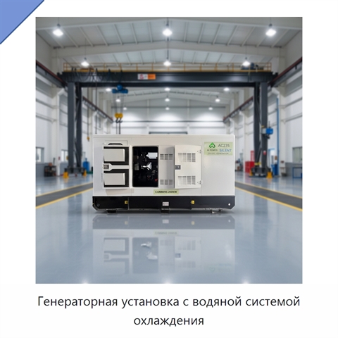 Генераторная установка с водяной системой охлаждения