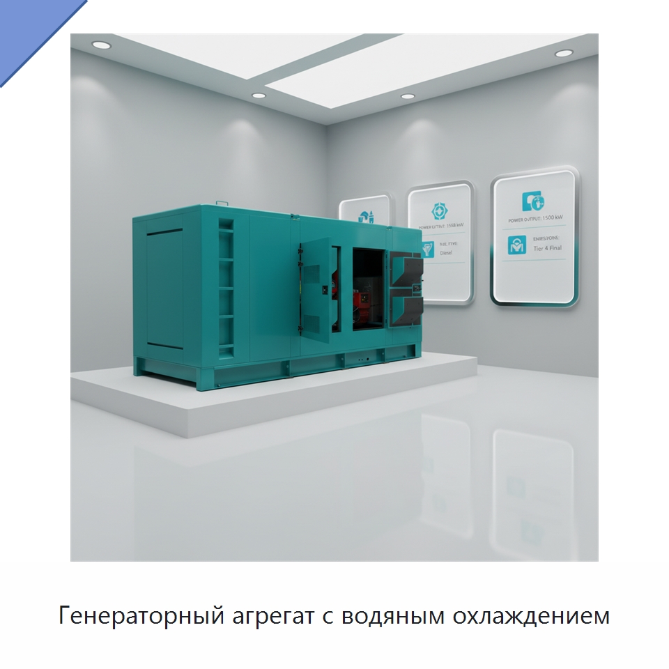 Генераторный агрегат с водяным охлаждением — Газотурбинные генераторы