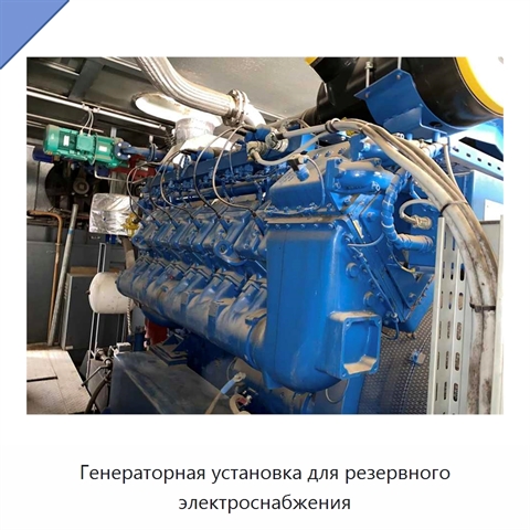 Генераторная установка для резервного электроснабжения