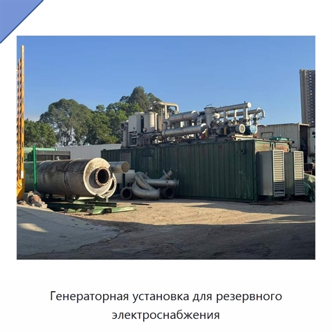 Генераторная установка для резервного электроснабжения