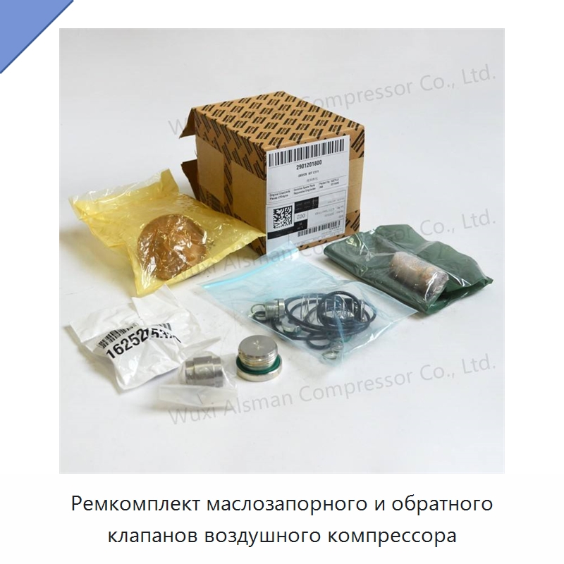 Ремкомплект маслозапорного и обратного клапанов воздушного компрессора — Запчасти для промышленных компрессоров
