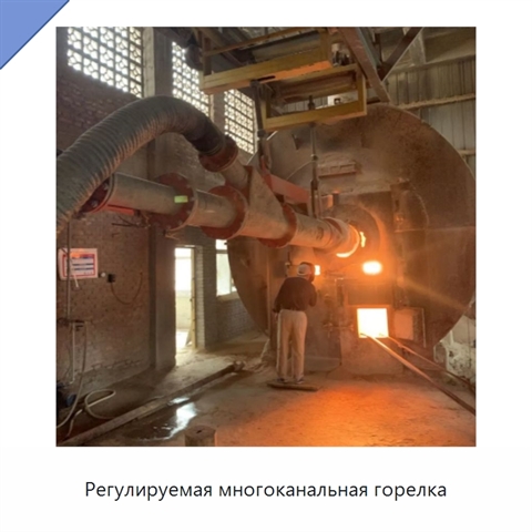 Регулируемая многоканальная горелка