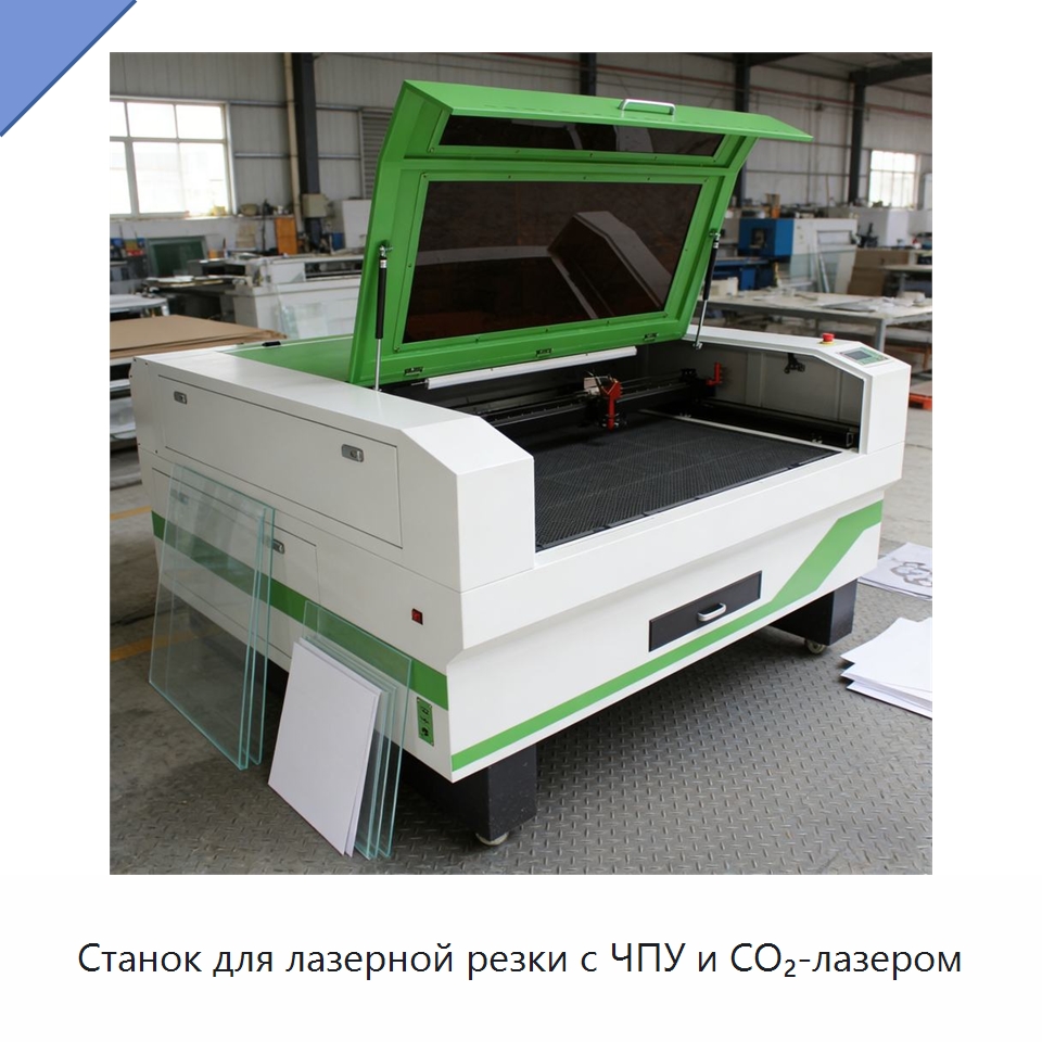 Станок для лазерной резки с ЧПУ и CO₂-лазером