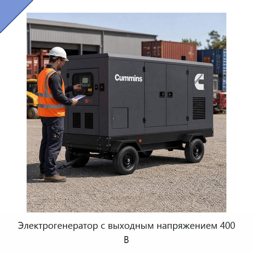 Электрогенератор с выходным напряжением 400 В — Генерация электроэнергии