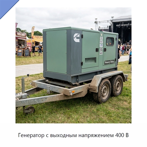 Генератор с выходным напряжением 400 В