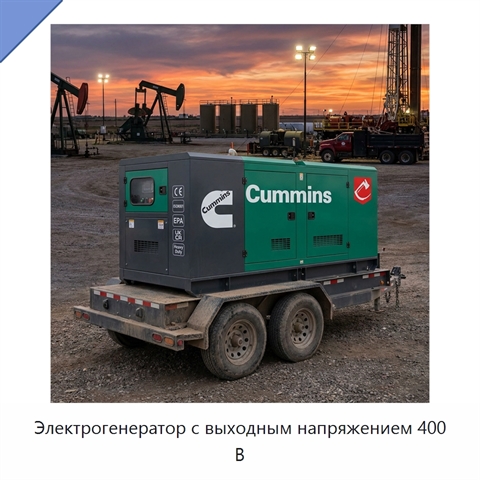 Электрогенератор с выходным напряжением 400 В