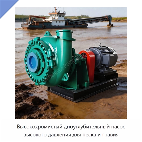 Высокохромистый дноуглубительный насос высокого давления для песка и гравия