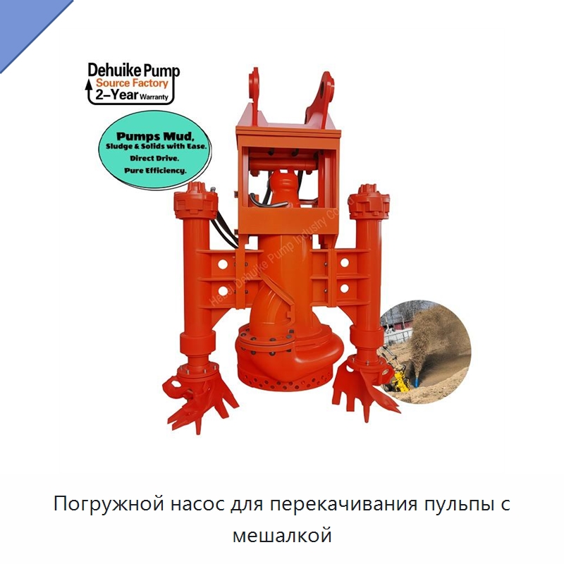Погружной насос для перекачивания пульпы с мешалкой — Насосы